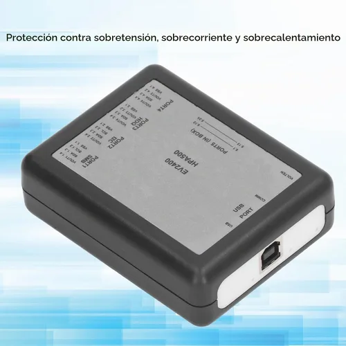 Vista 2 de Caja de reparación de batería, SMB Comm Box EV2400 Caja de depuración de detección de batería con cable de conexión, con módulo regulador de voltaje