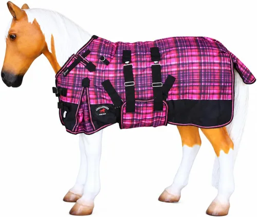 Vista 18 de CHALLENGER 1200D Foal Winter Blanket Miniature Pony Donkey Bellyband Turquoise Rustic Púrpura Rosa Ombre