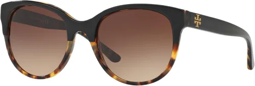 Vista 3 de Tory Burch TY7095 - Gafas de sol 160113-54 - Marco negrotortuga marrón oscuro TY7095-160113-54 Marrón oscuro