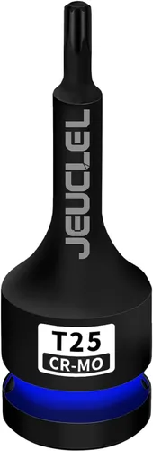 Vista 19 de Juego de llaves de vaso de impacto Torx Star y triple cuadrado de 3/4 pulgadas, Cr-MO T100 T90 T80 T70 M18 M16 Impact Drive Allen Socket Kit
