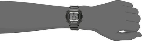 Vista 2 de Casio - Reloj unisex con pantalla digital cuadrada grande cuarzo negro modelo F-108WH-1ACF