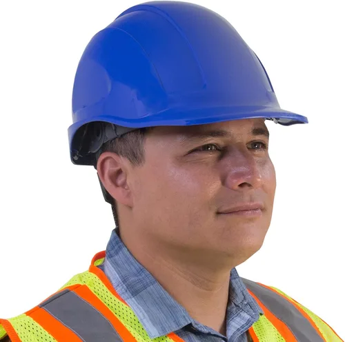 Vista 8 de JORESTECH Casco de Seguridad Duro Naranja de HDPE Estilo Gorra Casco con Suspensión de Trinquete Ajustable de 4 Puntos para Trabajo, Hogar