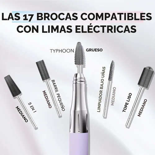 Vista 4 de Kiara Sky Broca gruesa 5 en 1 Broca de carburo, uso tanto para zurdos como para diestros Negro