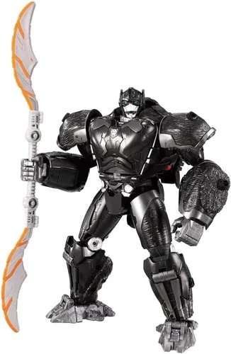 Vista 6 de Transformers Takara Tomy Rise of The Beasts - Figura de acción de 9 pulgadas, Optimus Primal (negro) (F78970000)