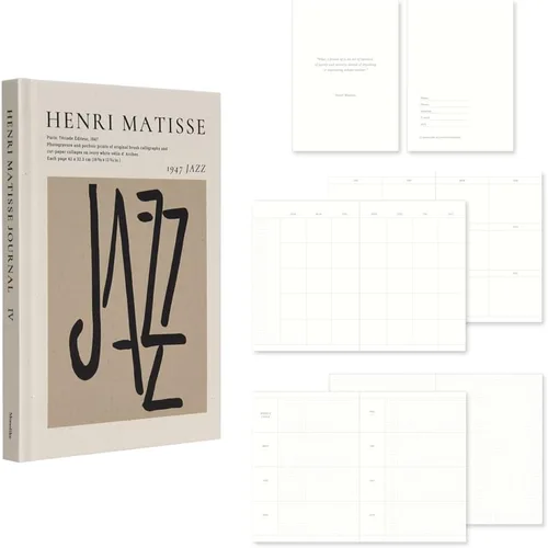 Vista 11 de Monolike Agenda de tapa dura Henri Matisse, HENRI MATISSE JOURNAL I. Planificador académico, planificador semanal y mensual