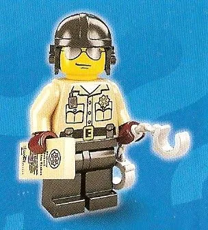 Vista 3 de LEGO reg; Minifigura Vol. 2 Patrulla de Carreteras