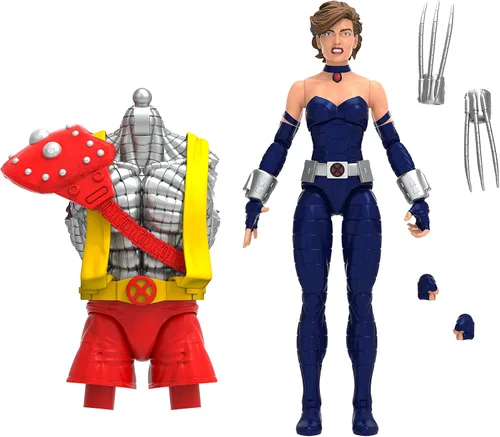 Vista 5 de Marvel Legends X-Men Age of Apocalypse: Magneto, Rogue, Cyclops, Sabretooth, Shadowcat, Iceman, Legion, Coloso