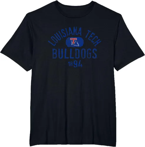 Vista 15 de Louisiana Tech Bulldogs Vintage 1894 - Camiseta con licencia
