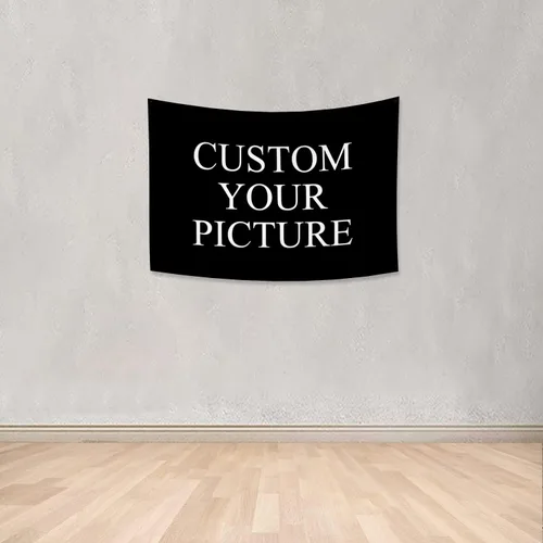 Vista 15 de Canessioa Tapiz personalizado para cargar imágenes personalizadas, tapiz personalizado, pancarta, logotipo, diseño de texto, tapiz para colgar