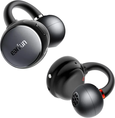Vista 9 de EarFun Auriculares abiertos con clip, auriculares inalámbricos con clip, comodidad adaptable con ajuste seguro, Bluetooth 6.0, LDAC, audio de alta