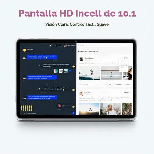 Vista 6 de Tablet con teclado, tableta Android 16, 24GB +256GB/2TB, 4 años de garantía