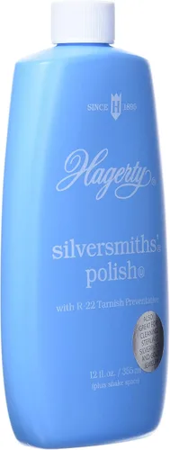 Vista 3 de W. J. Hagerty Hagerty 10120 Silversmiths' Silver Polish, 12 onzas, 12 onzas líquidas (paquete de 1), azul