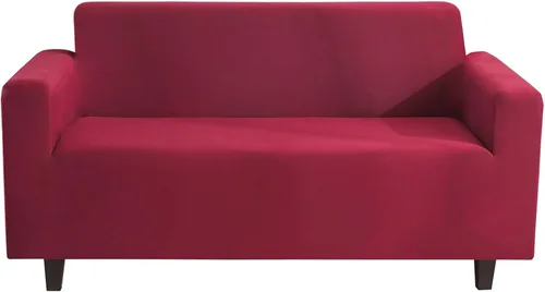 Vista 8 de Fundas de sofá de color liso, funda elástica para sofá, protector universal de muebles, suave, lavable, con parte inferior elástica, fundas de sofá