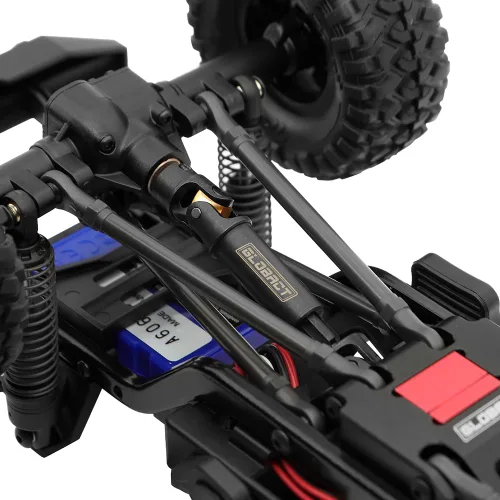Vista 5 de GLOBACT para TRX4M Eje de transmisión central de acero 1/18 RC Crawler Actualizaciones Accesorios (Negro 2 piezas)