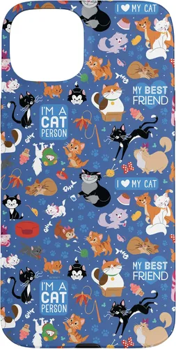 Vista 9 de Disney Carcasa para iPhone 17, diseño de gatos I Love My Cat