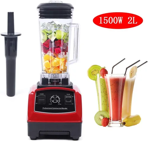 Vista 5 de YL-010 Comercial Mezclador Juicer Power Alimentos Procesador Smoothie Bar Fruta 1500W Exprimidor eléctrico Smoothie Maker 2L 110V Mezclador