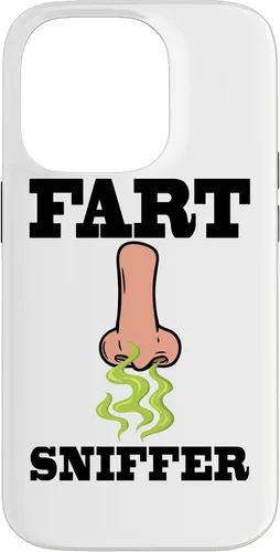 Vista 17 de Fart Sniffer Shirt, Gross Dad Joke Shirt, Weird Funny Fart Case for iPhone 17