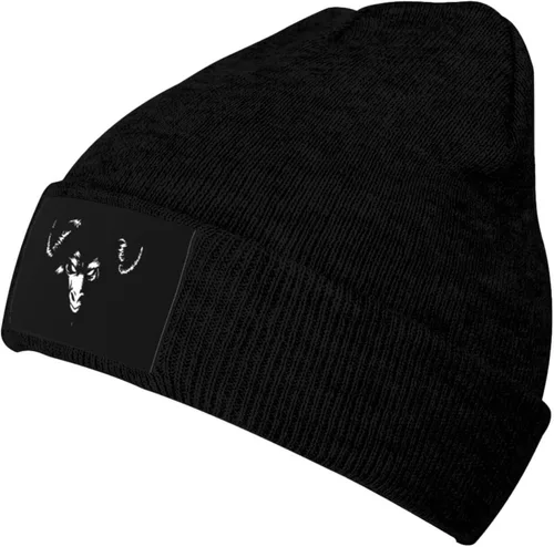 Vista 2 de Gorro de punto Satanic Goat Baphomet Gorro de punto para hombres y mujeres