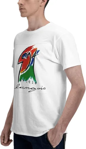 Vista 5 de Soda Stereo Logo T Shirt Men's Summer Tee Casual Short Sleeve Tshirt