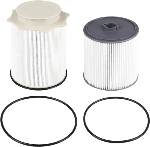 Vista 11 de Filtro de combustible – Diesel Kit de filtro de combustible Compatible con Ford Super Duty F-250 F-350 F-450 F-550 6.7L Diesel 2011-2016