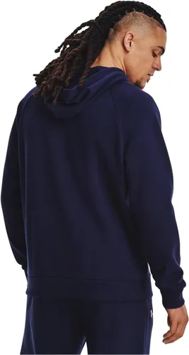 Vista 3 de Under Armour Rival - Sudadera con capucha para hombre, de vellón y con logotipo