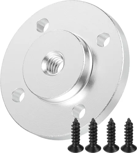 Vista 7 de PATIKIL Soporte de brida de micrófono de rosca hembra de 3/8 "-16, base de montaje de mesa de cuello de cisne de escritorio con tornillo de cabeza