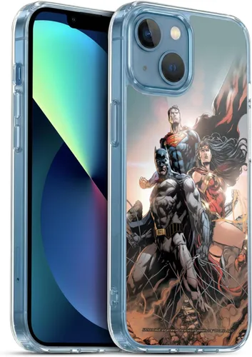 Vista 31 de Head Case Designs Funda de gel con licencia oficial de la Liga de la Justicia DC Comics #10 Darkseid War Comic Book Cover