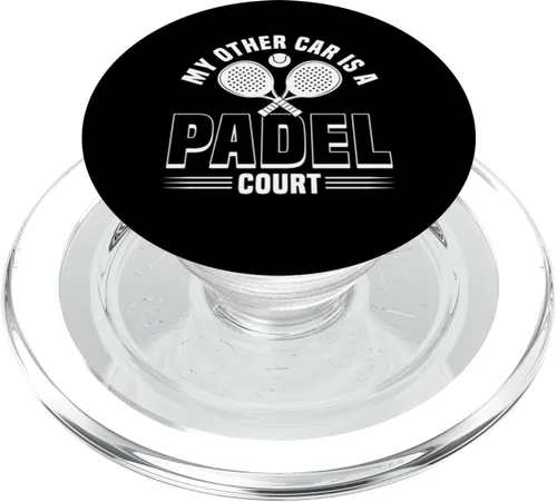 Vista 7 de My Other Car is A Padel Racquet Paddle PopSockets Adhesive PopGrip