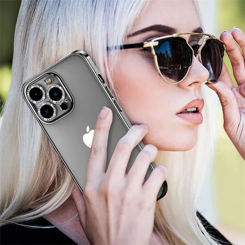 Vista 6 de Suoman Paquete de 3 protectores de lente de cámara para iPhone 12 Pro Max, vidrio templado 9H, [no afecta las tomas nocturnas], cubierta protectora