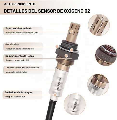 Vista 2 de Sensor de oxígeno O2 aguas arriba aguas abajo para Dodge Charger, para Ram