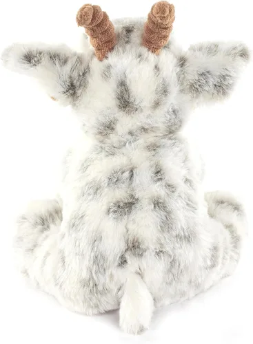 Vista 3 de The Petting Zoo Peluche de cabra de peluche, regalos para niños, animales salvajes de granero de vida silvestre, juguete de peluche de cabra de 9