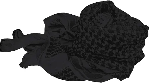 Vista 4 de MAGNIVIT - Bufanda táctica Shemag de algodón Keffiyeh para el desierto, bufanda árabe para cabeza y cuello