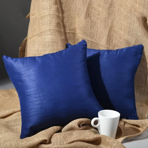 Vista 19 de Juego de 2 fundas de almohada decorativas para sofá, color azul aguamarina, almohada de granja de 12 x 12 pulgadas, fundas de almohada de seda