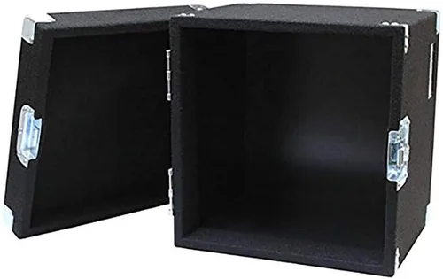 Vista 7 de Odyssey CLP100P Carpeted Pro Lp caso con hardware empotrado para 100 Lp de vinilo