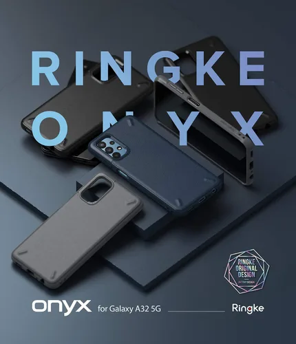 Vista 9 de Ringke Onyx - Funda compatible con Samsung A32 5G, bordes elevados antihuellas, agarre de poliuretano termoplástico, resistente y duradero, a prueba