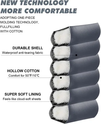 Vista 3 de Lightweight 3-Season Sleeping Bag for Adults/Kids Camping, Compact w/Compression Sack, Waterproof Ripstop, Portable for Backpacking Hiking Travel