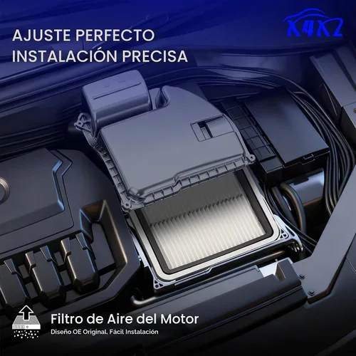 Vista 2 de Filtro de aire del motor CA9997 para Subaru 2008-2016 Impreza, 2009-2018 Forester, 2005-2019 Legacy, 2005-2019 Outback, 2013-2021 WRX, 2006-2007 B9