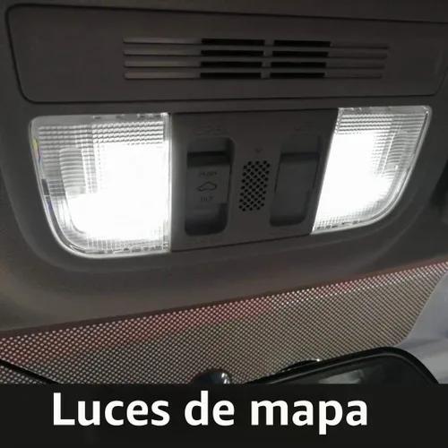 Vista 4 de AWALITED - Juego de 7 luces LED blancas para interior para Honda Civic Sedan Coupe Hatchback 2006-2015, luces LED superbrillantes para mapa, techo