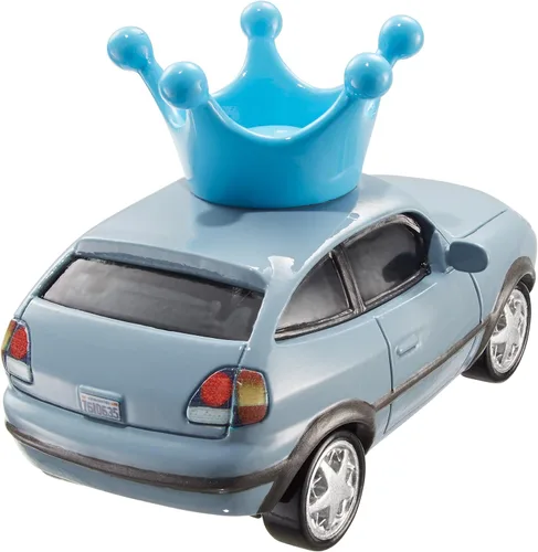 Vista 2 de Disney Pixar Cars fundido a presión, ventilador del rey con corona