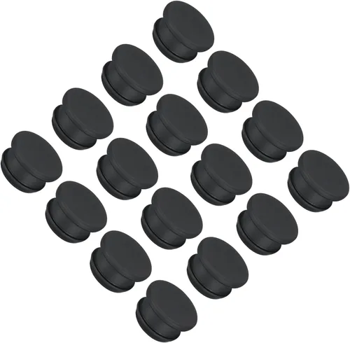 Vista 42 de MECCANIXITY Tapones de silicona con bloqueo de clic para cubrir agujeros de panel, sello de panel de goma tipo empotrado redondo para antepechos