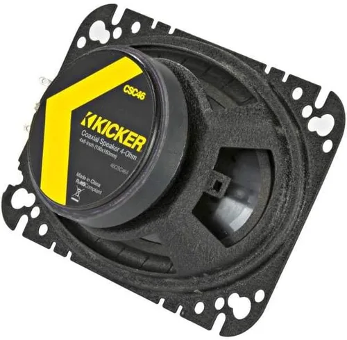 Vista 2 de Par de altavoces coaxiales KICKER 46CSC464 Serie CS CSC46 de 4x6 pulgadas (100x160mm), 4 ohmios