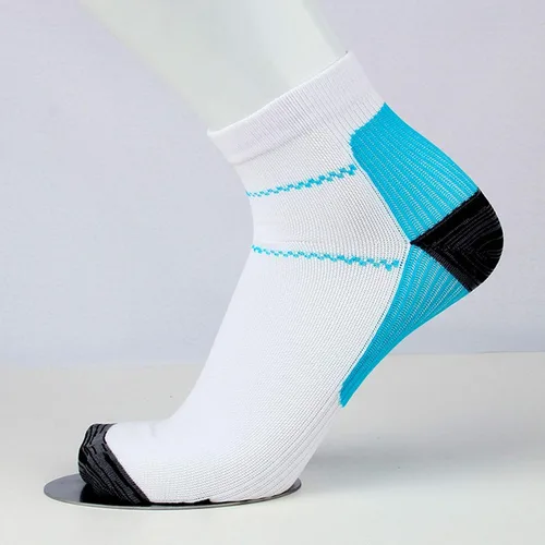 Vista 3 de Compression Socks for Women & Men Circulation (5 Pairs) - Best Support for Arch Ankle 15-20 mmHg Best for Running Cycling
