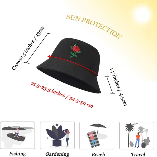 Vista 78 de ZLYC Gorra de pescador bordada de moda unisex para hombres y mujeres