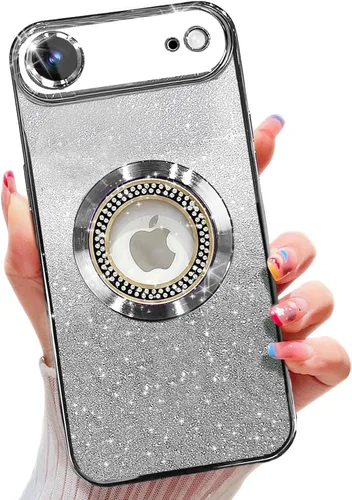 Vista 390 de Misscase Funda magnética con purpurina para iPhone 11 compatible con MagSafe, protección completa, delgada, a prueba de golpes, antiarañazos
