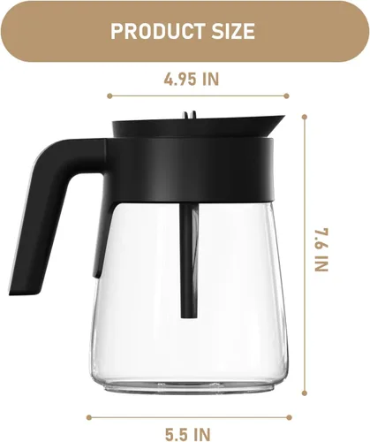 Vista 15 de Jarra de reemplazo para cafetera de 12 tazas compatible con cafetera Ninja CFP101 CFP201 CFP301 CFN601 CM401 CFP200 CFP250A CFP300 CFP305 CFP307