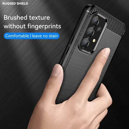 Vista 7 de M MAIKEZI Funda para Samsung A53 5G, funda para Galaxy A53 5G, con protector de pantalla HD, absorción de golpes flexible de TPU parachoques de goma