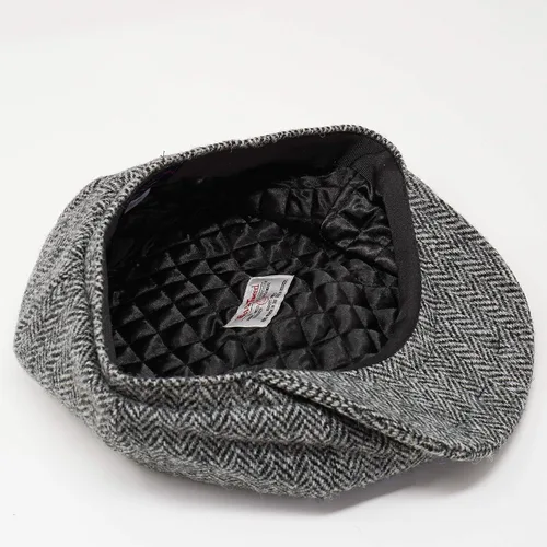 Vista 8 de Borges & Scott Gorra Lomond Newsboy - 100% lana tejida a mano - Harris Tweed - Resistente al agua