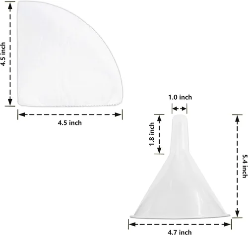 Vista 3 de Birllaid Soporte de cono de filtro no tejido y 50 conos de filtro para freidora