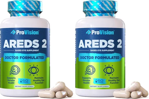 Vista 10 de ProVision AREDS 2 Vitaminas para los ojos – Mejora la visión – Complejo de luteína y zeaxantina Visión – 60 cápsulas de suplemento ocular