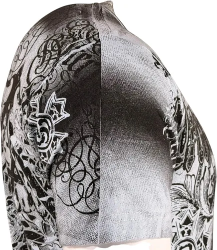 Vista 7 de Xtreme Couture by Affliction Camiseta para hombre, diseño gráfico Azul (Camelford)